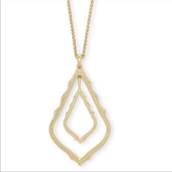 Kendra Scott Jewelry - Simon Long Pendant Necklace In Gold
